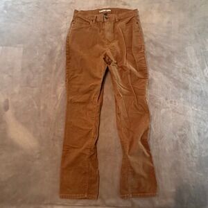 Lands End Women Brown Corduroy Bootcut Pants Size 12